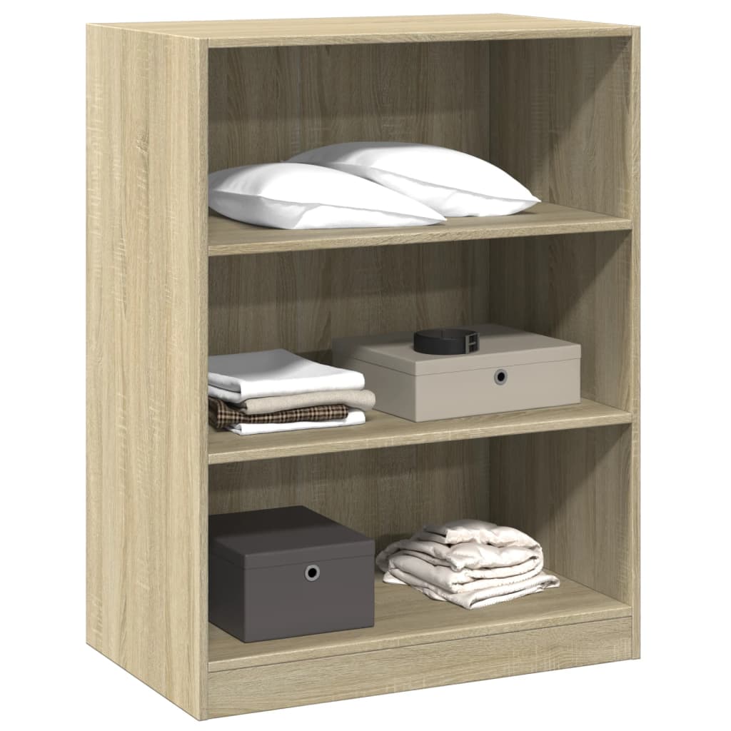 vidaXL Wardrobe Sonoma Oak 77x48x102 cm Engineered Wood