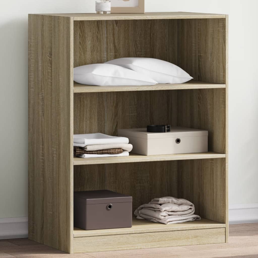 vidaXL Wardrobe Sonoma Oak 77x48x102 cm Engineered Wood