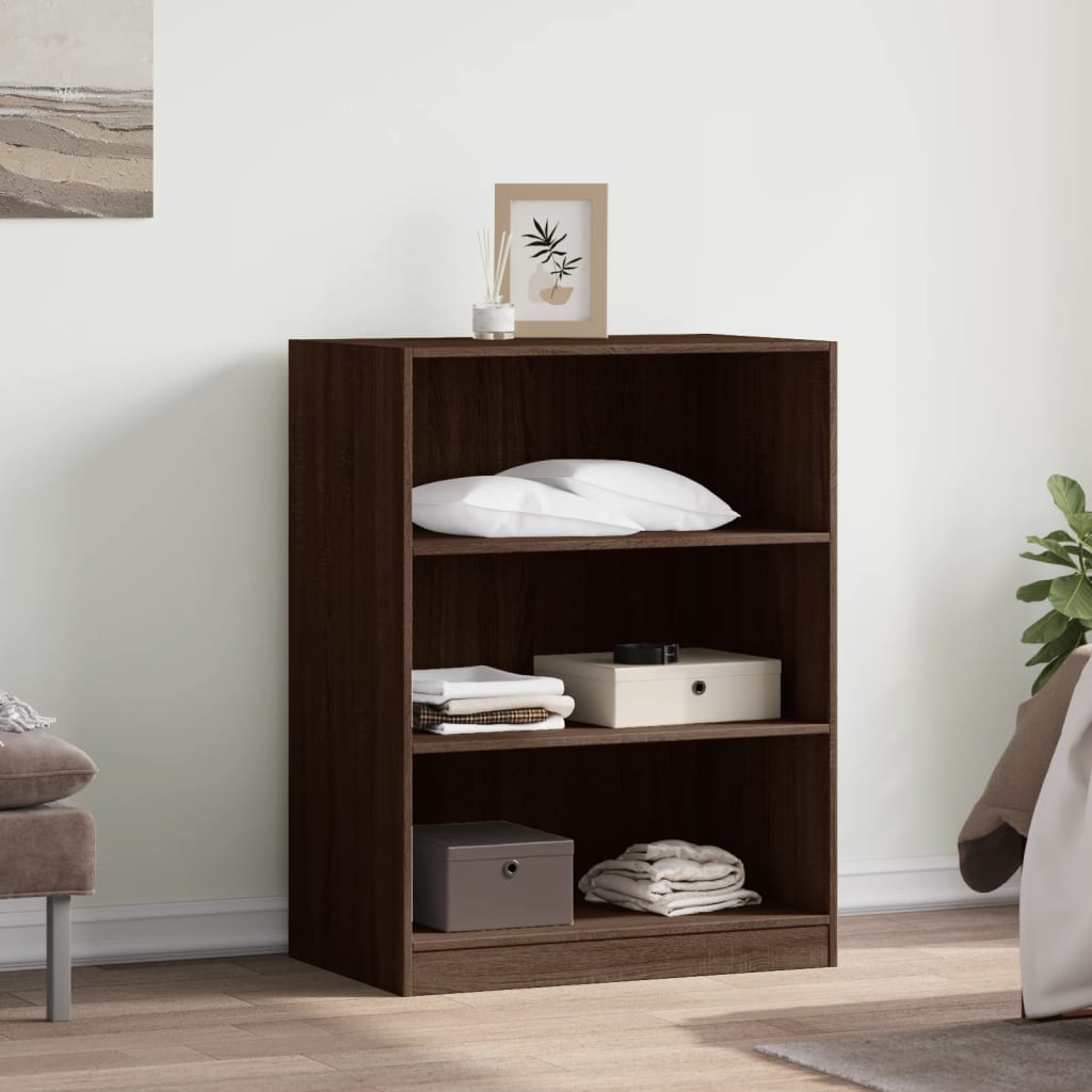 vidaXL Wardrobe Brown Oak 77x48x102 cm Engineered Wood