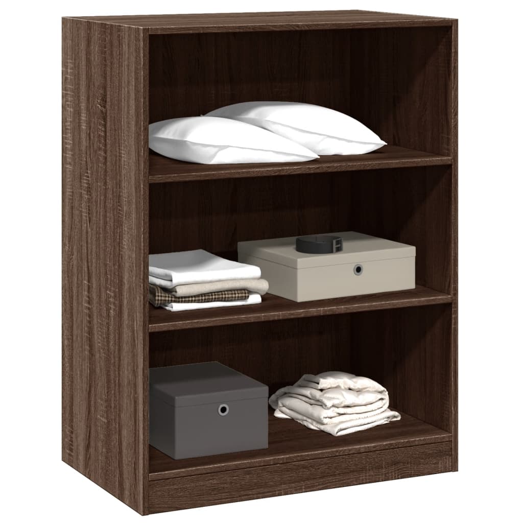 vidaXL Wardrobe Brown Oak 77x48x102 cm Engineered Wood