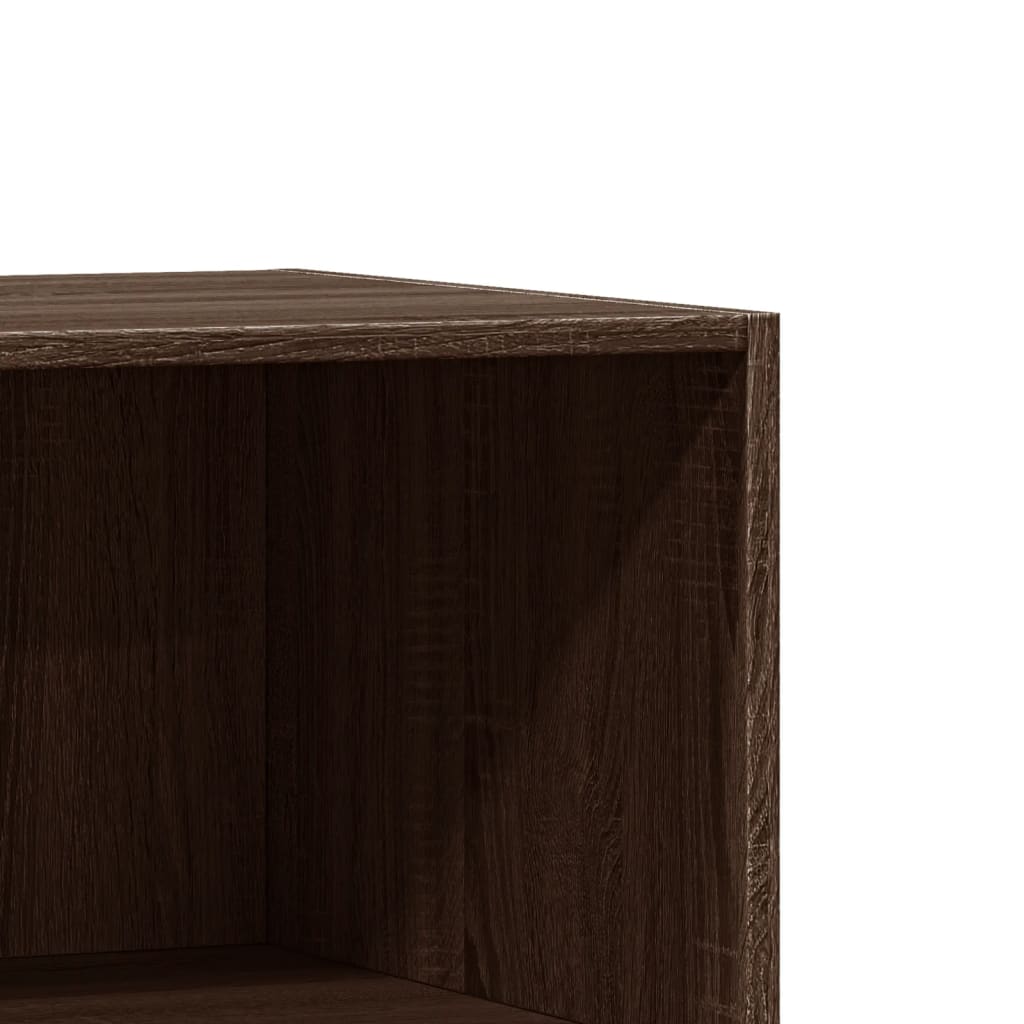 vidaXL Wardrobe Brown Oak 77x48x102 cm Engineered Wood