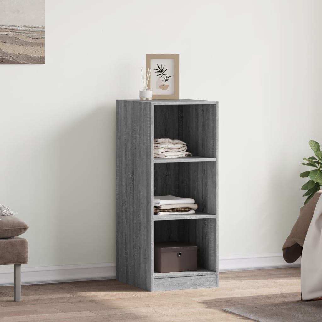 vidaXL Wardrobe Grey Sonoma 48x41x102 cm Engineered Wood