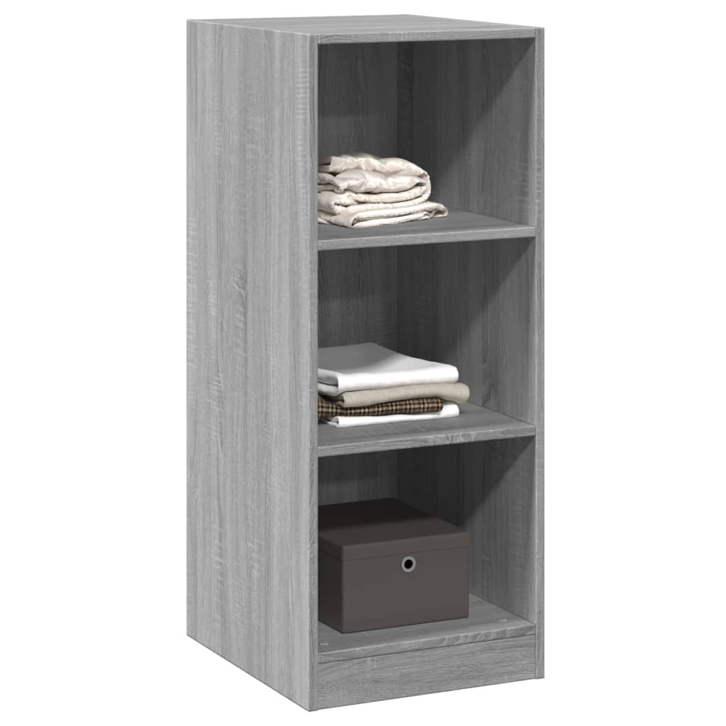 vidaXL Wardrobe Grey Sonoma 48x41x102 cm Engineered Wood