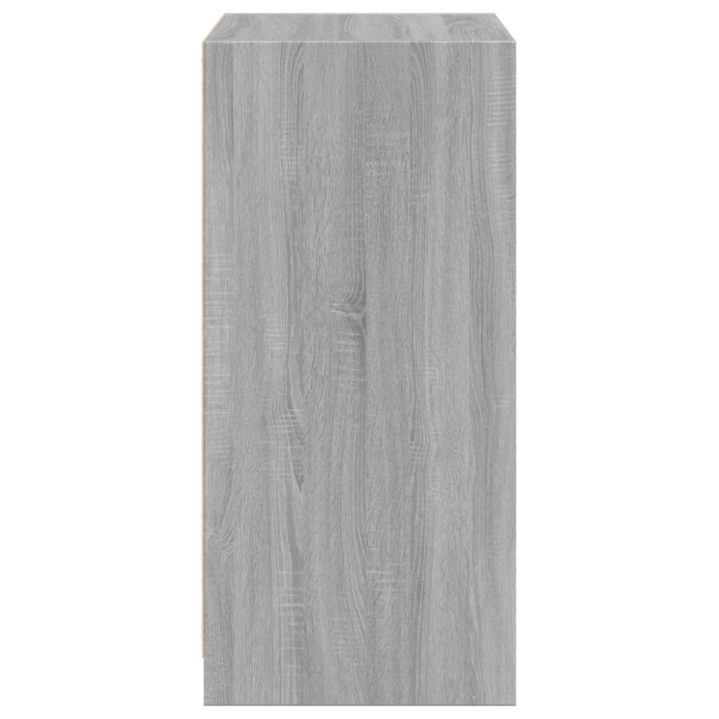 vidaXL Wardrobe Grey Sonoma 48x41x102 cm Engineered Wood