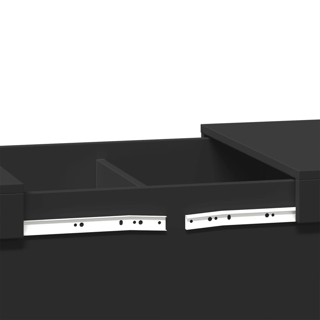 Coffee Table | Black | Engineered Wood | Medium | Coffee Table