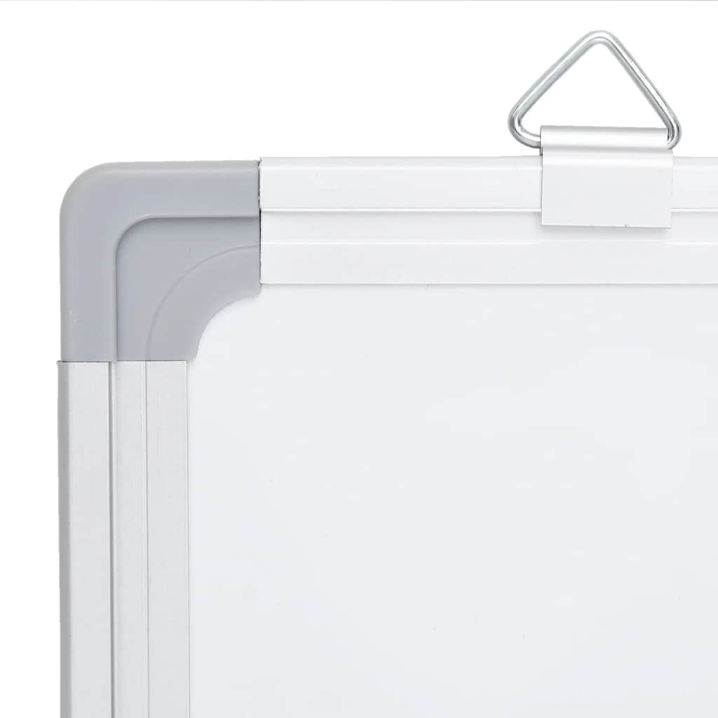 Magnetic Whiteboard Foldable 200x50x1.7 cm Aluminium