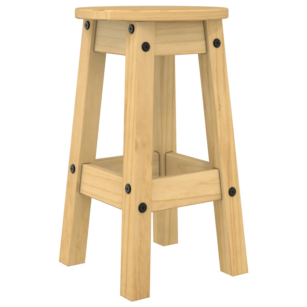 3 Piece Bar Set Solid Wood Pine
