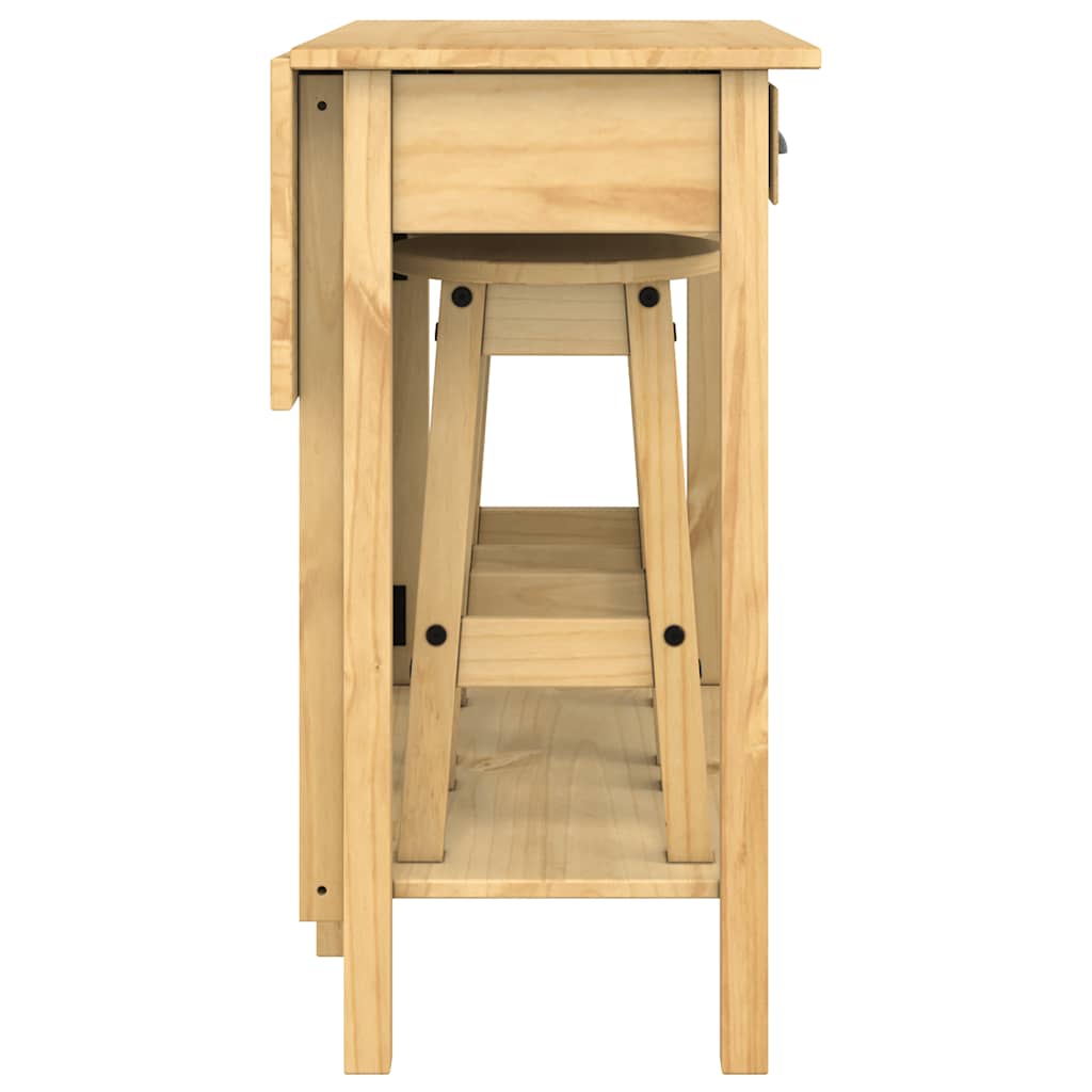3 Piece Bar Set Solid Wood Pine
