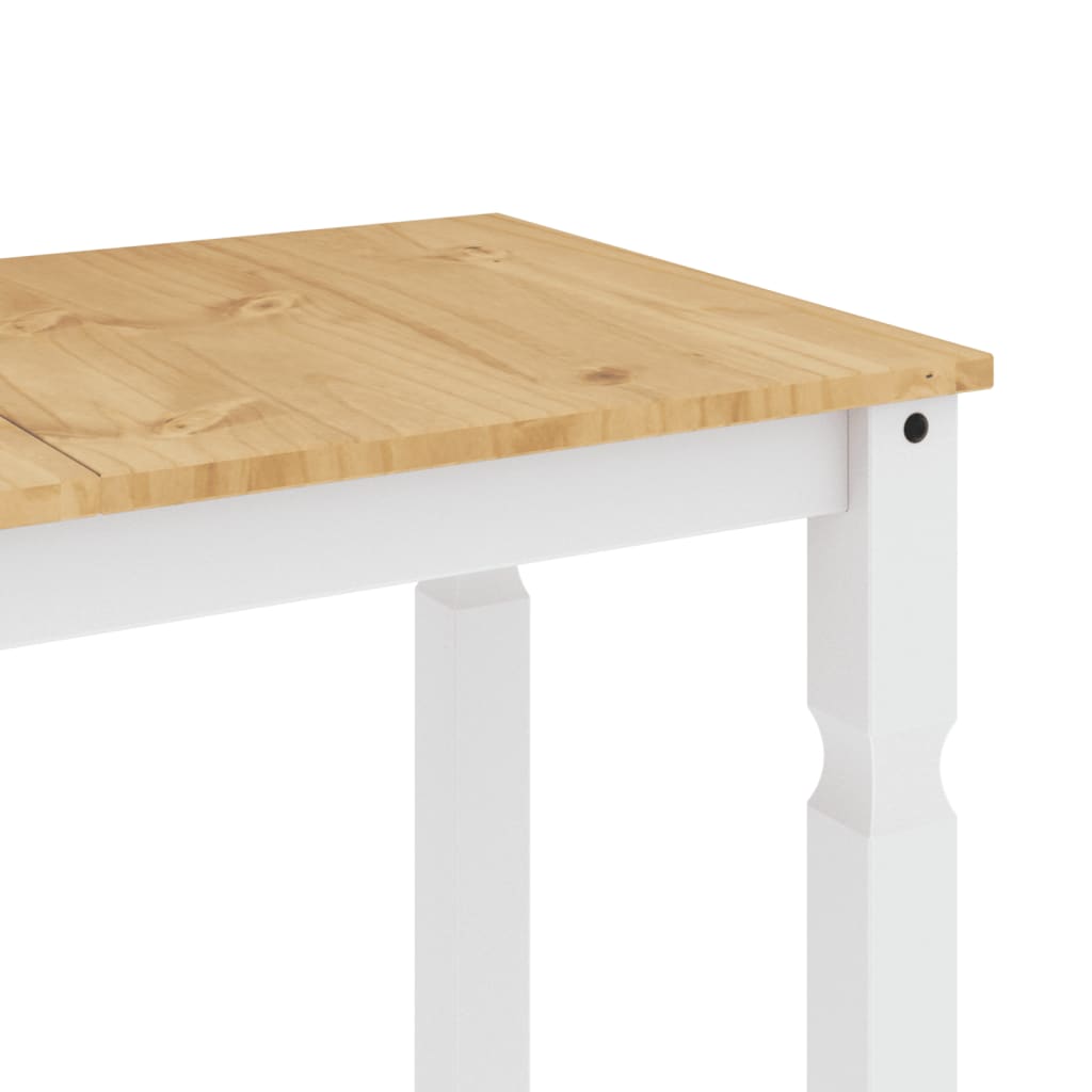 vidaXL Dining Table Corona White 180x90x75 cm Solid Wood Pine