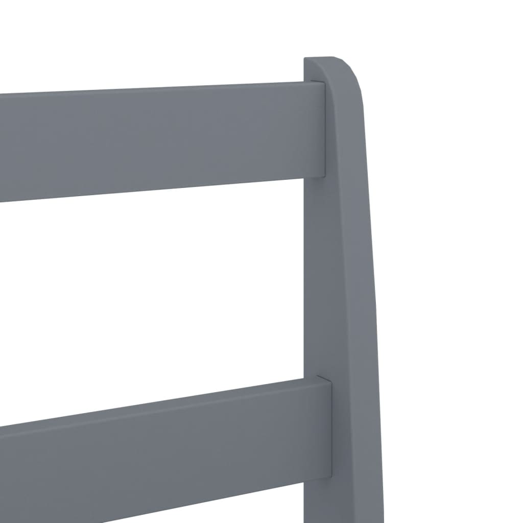 Dining Chairs 2 pcs PANAMA Grey 40x46x90 cm Solid Wood Pine