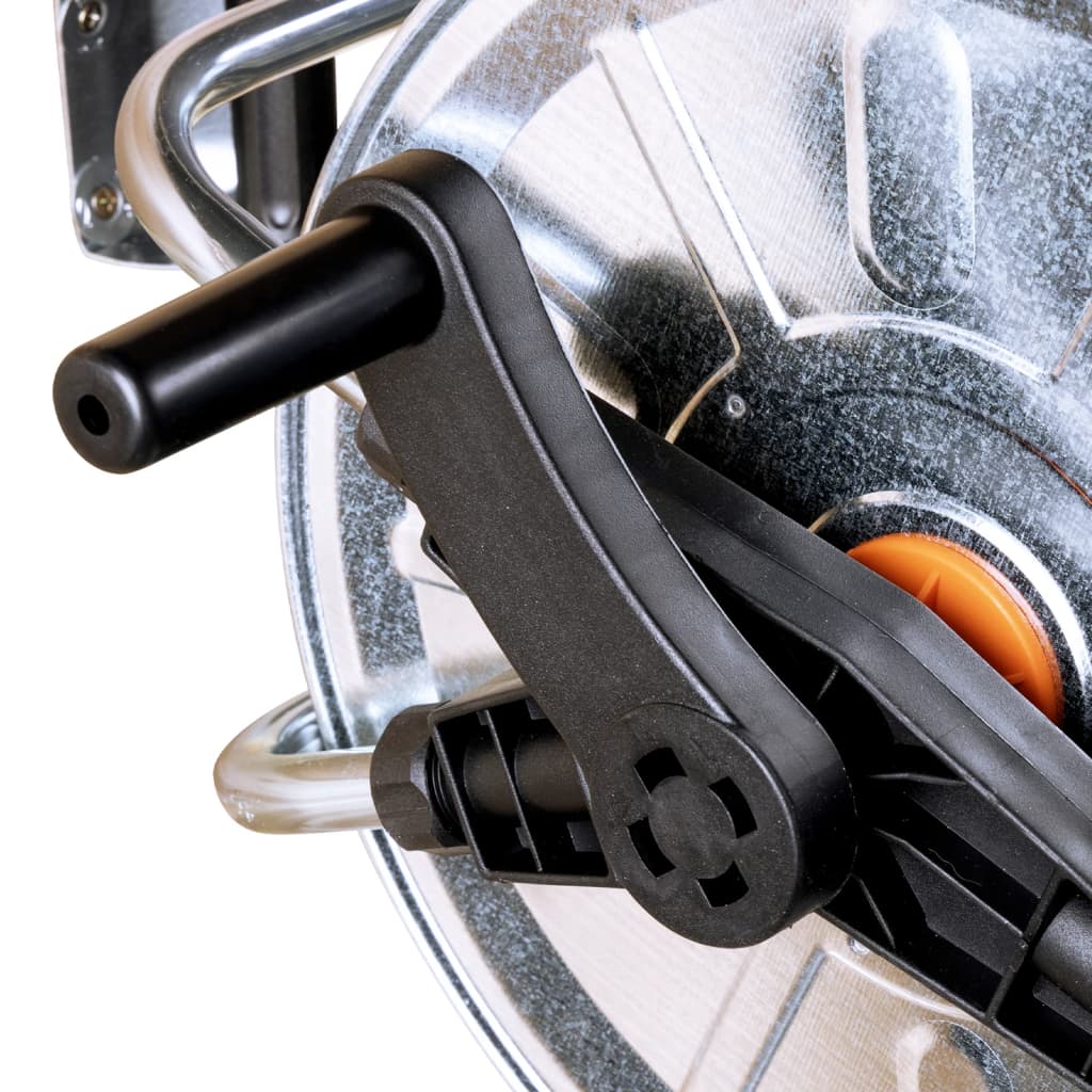 Hose Reel Wall Mounted for 50 m 1/2" or 35 m 3/4" Hose Steel