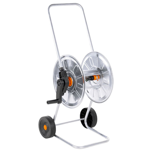 vidaXL Hose Reel Cart for 50 m 1/2" or 35 m 3/4" Hose Steel