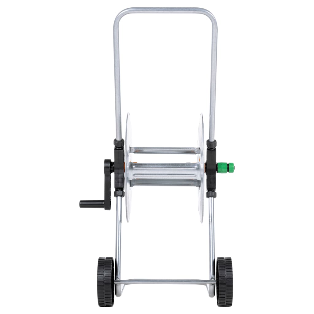 vidaXL Hose Reel Cart for 50 m 1/2" or 35 m 3/4" Hose Steel