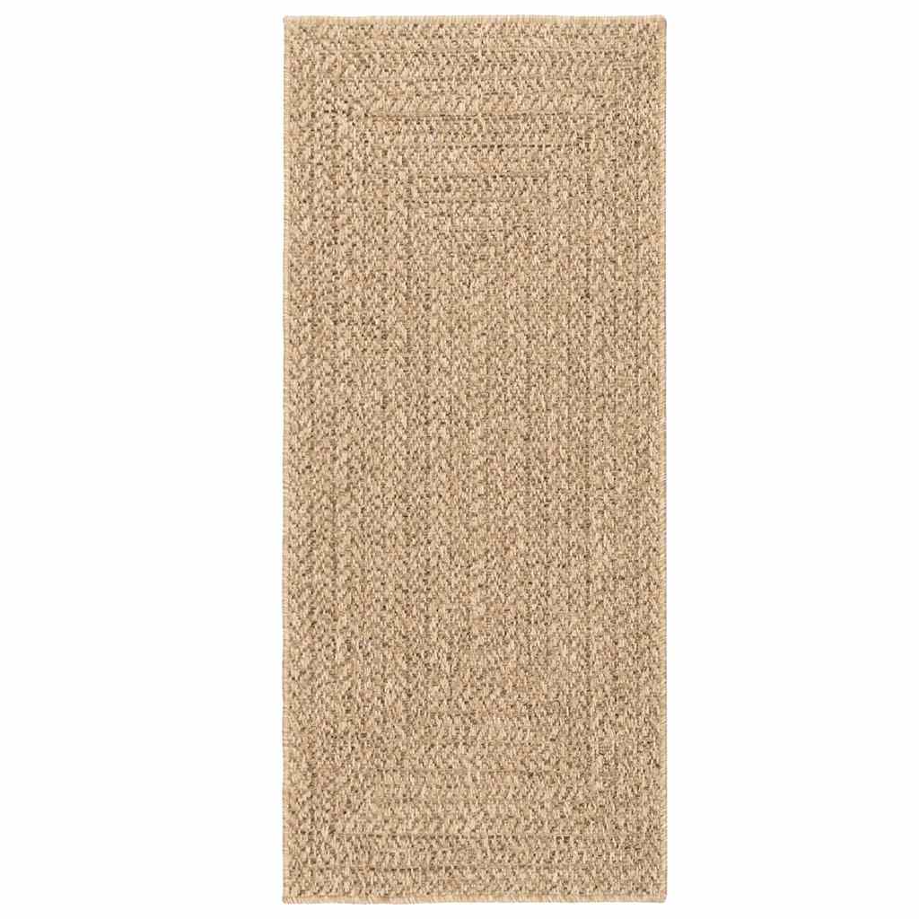 Rug ZIZUR 80x200 cm Jute Look Indoor and Outdoor