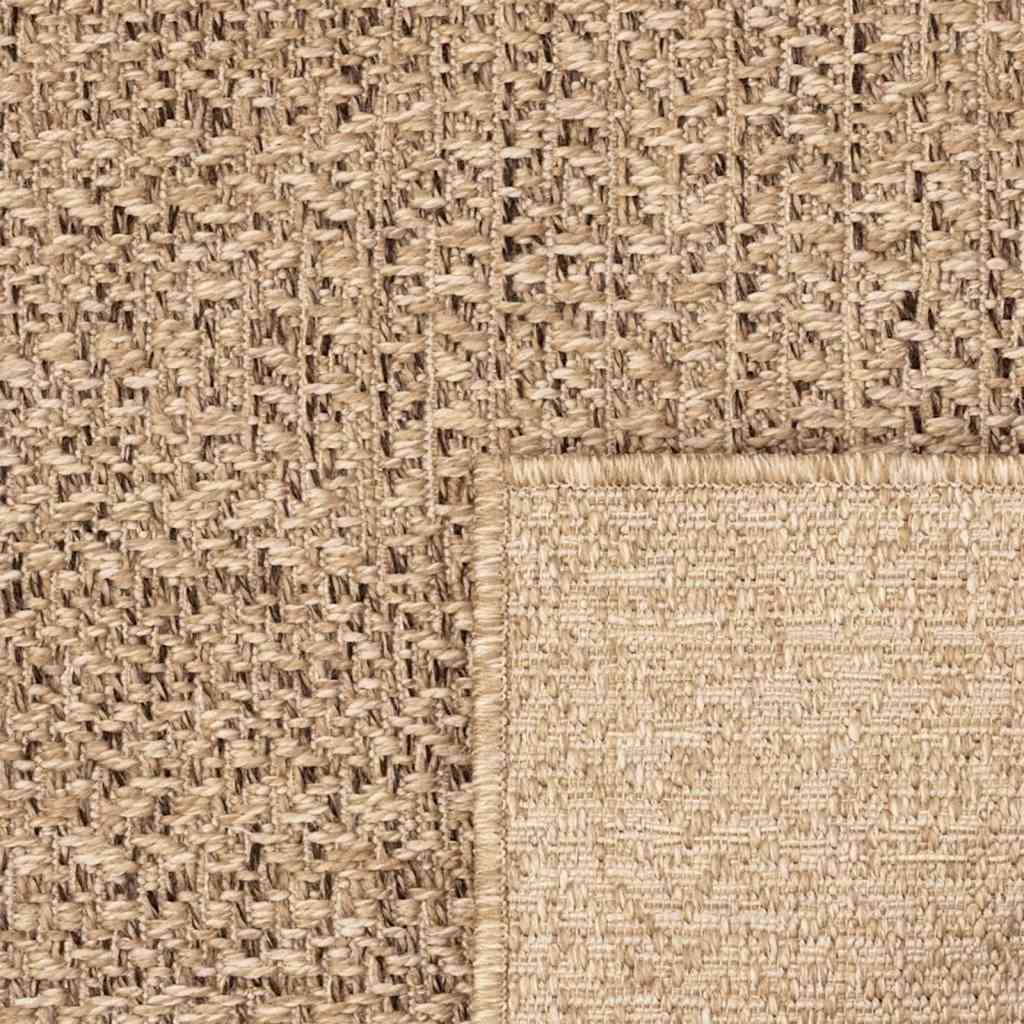 Rug ZIZUR 80x200 cm Jute Look Indoor and Outdoor