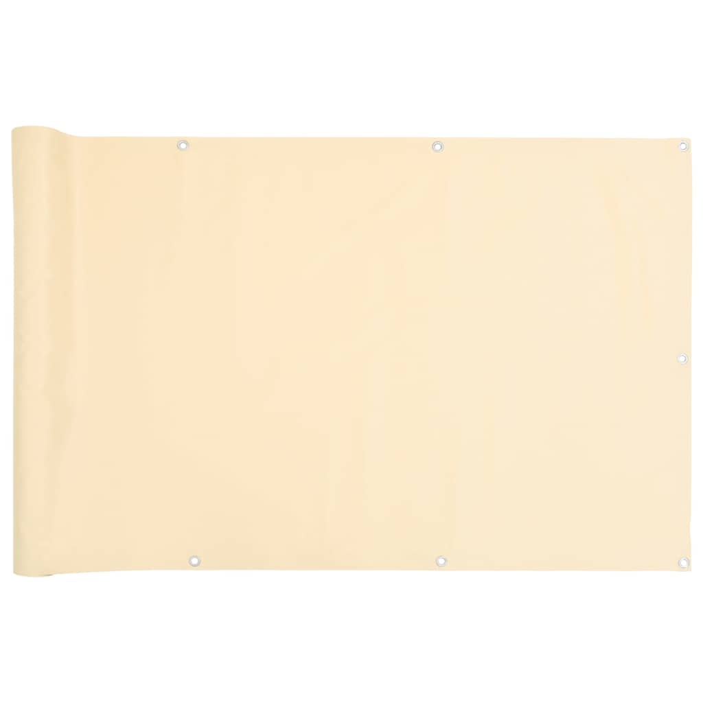 Balcony Privacy Screen Cream 800x120 cm PVC