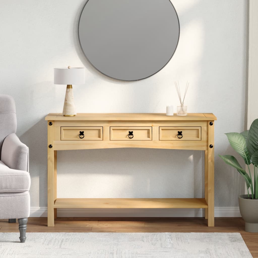 Console Table "Corona" 114x34.5x73 cm Solid Wood Pine