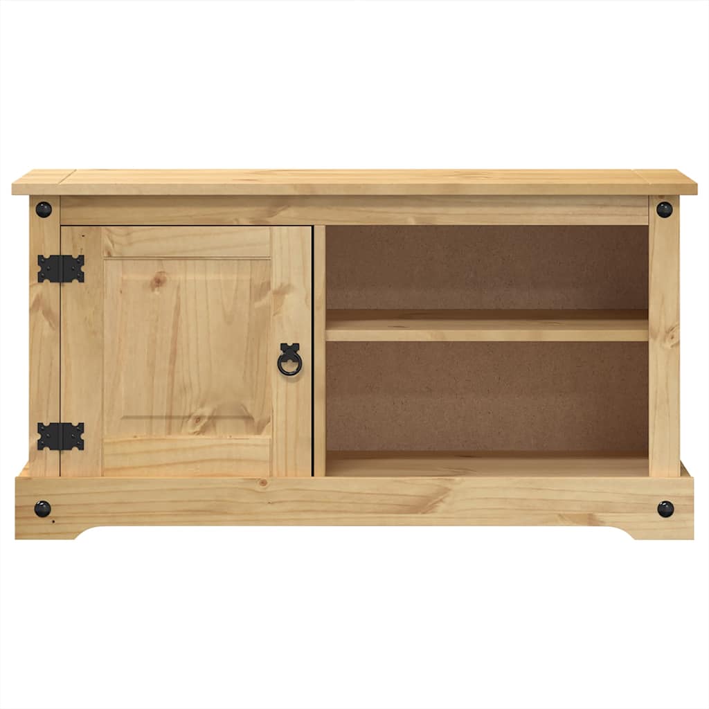 TV Cabinet "Corona" 100x40x52 cm Solid Wood Pine