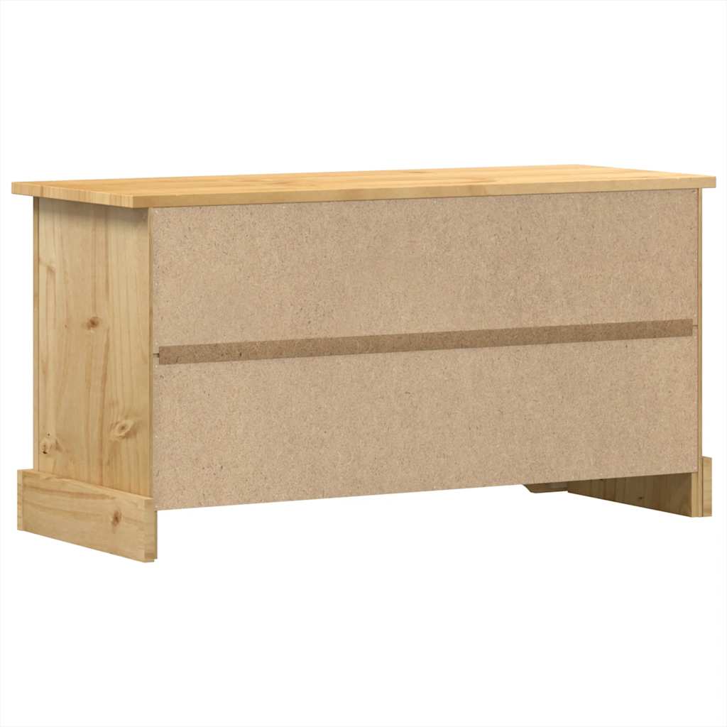 TV Cabinet "Corona" 100x40x52 cm Solid Wood Pine