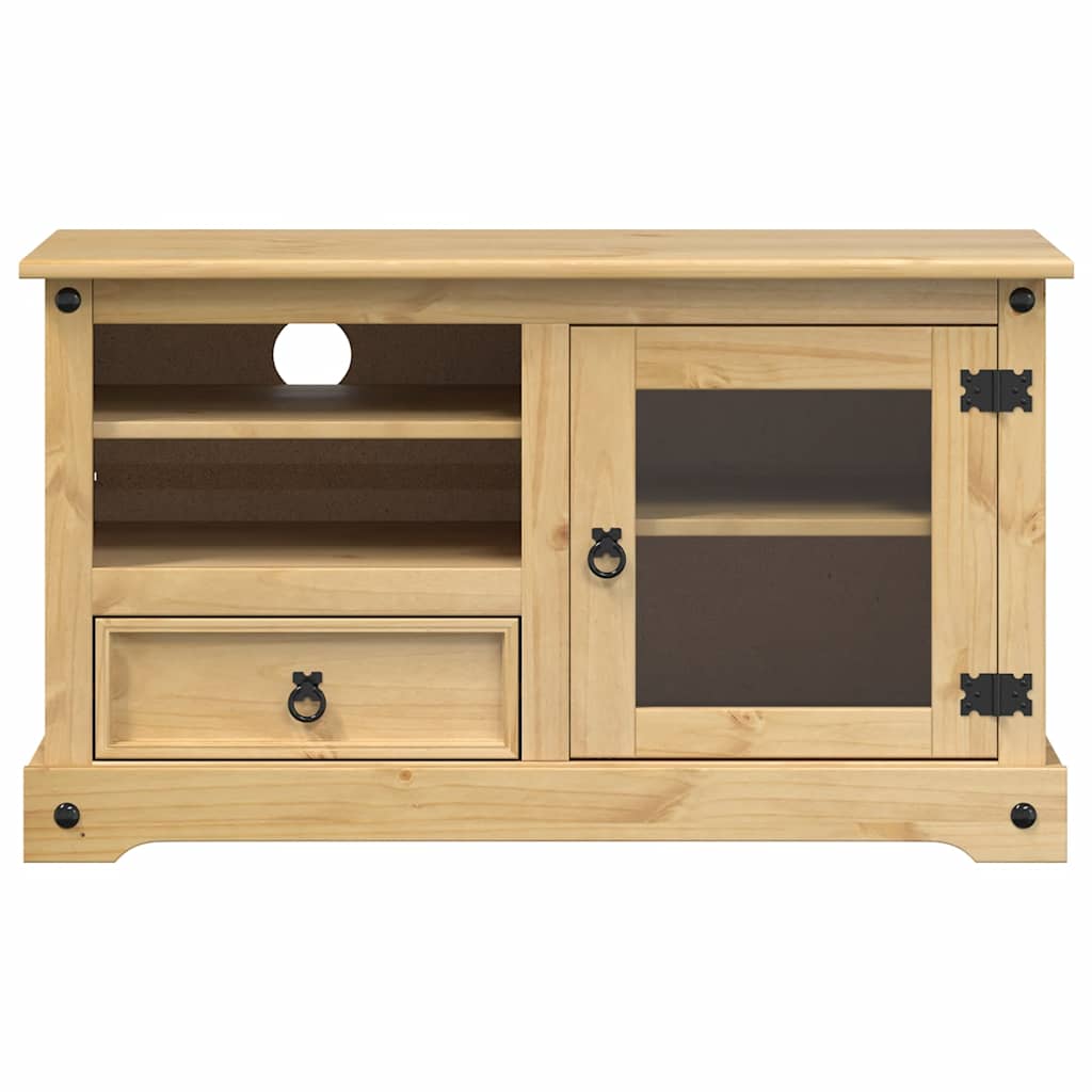 TV Cabinet "Corona" 100x45x58 cm Solid Wood Pine