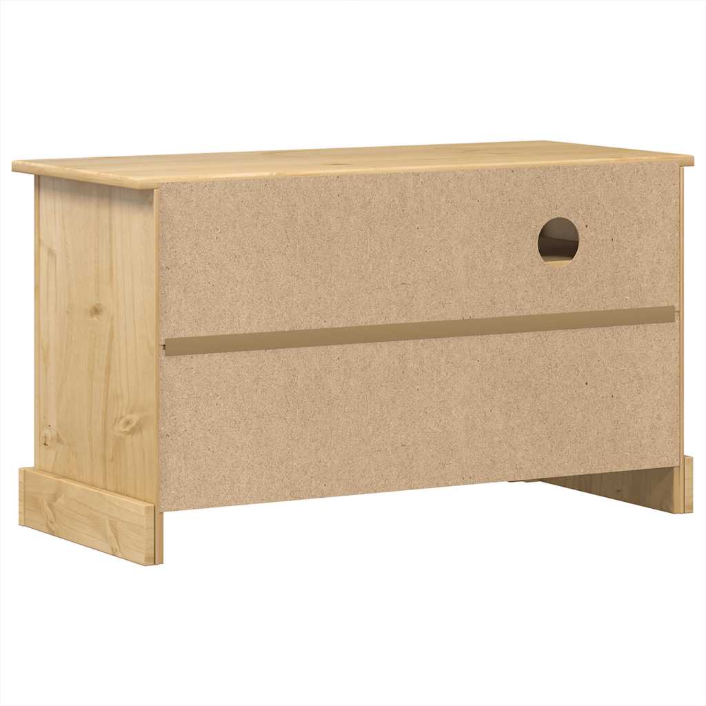 TV Cabinet "Corona" 100x45x58 cm Solid Wood Pine