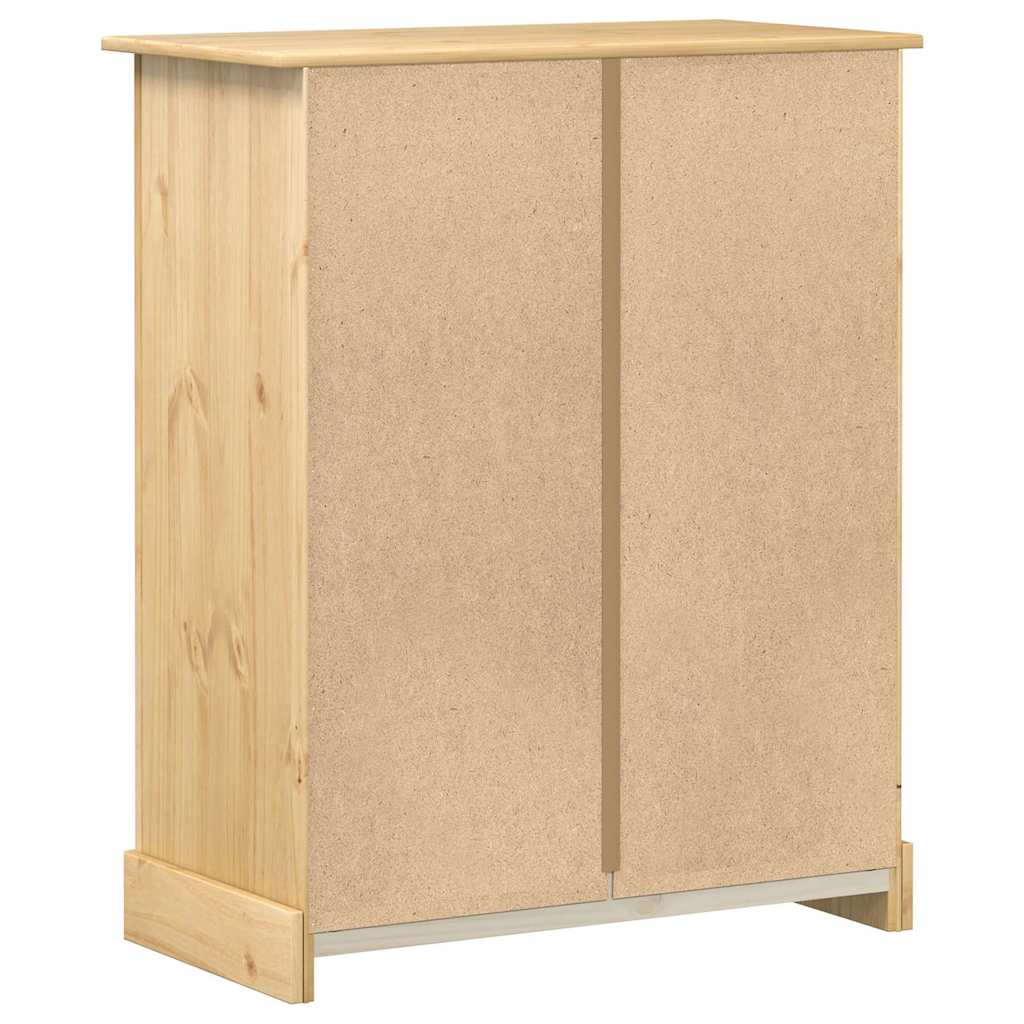 Chest of Drawers "Corona" 92x48x114 cm Solid Wood Pine