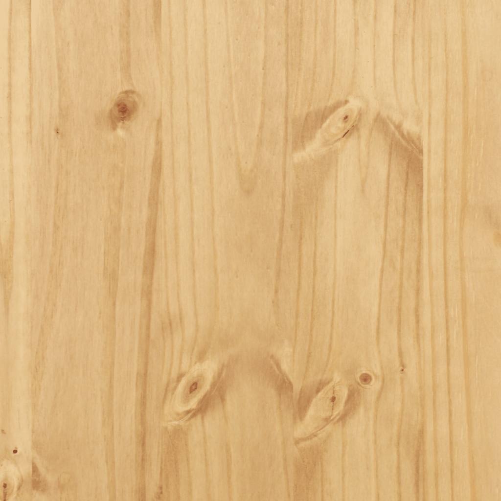 Chest of Drawers "Corona" 92x48x114 cm Solid Wood Pine