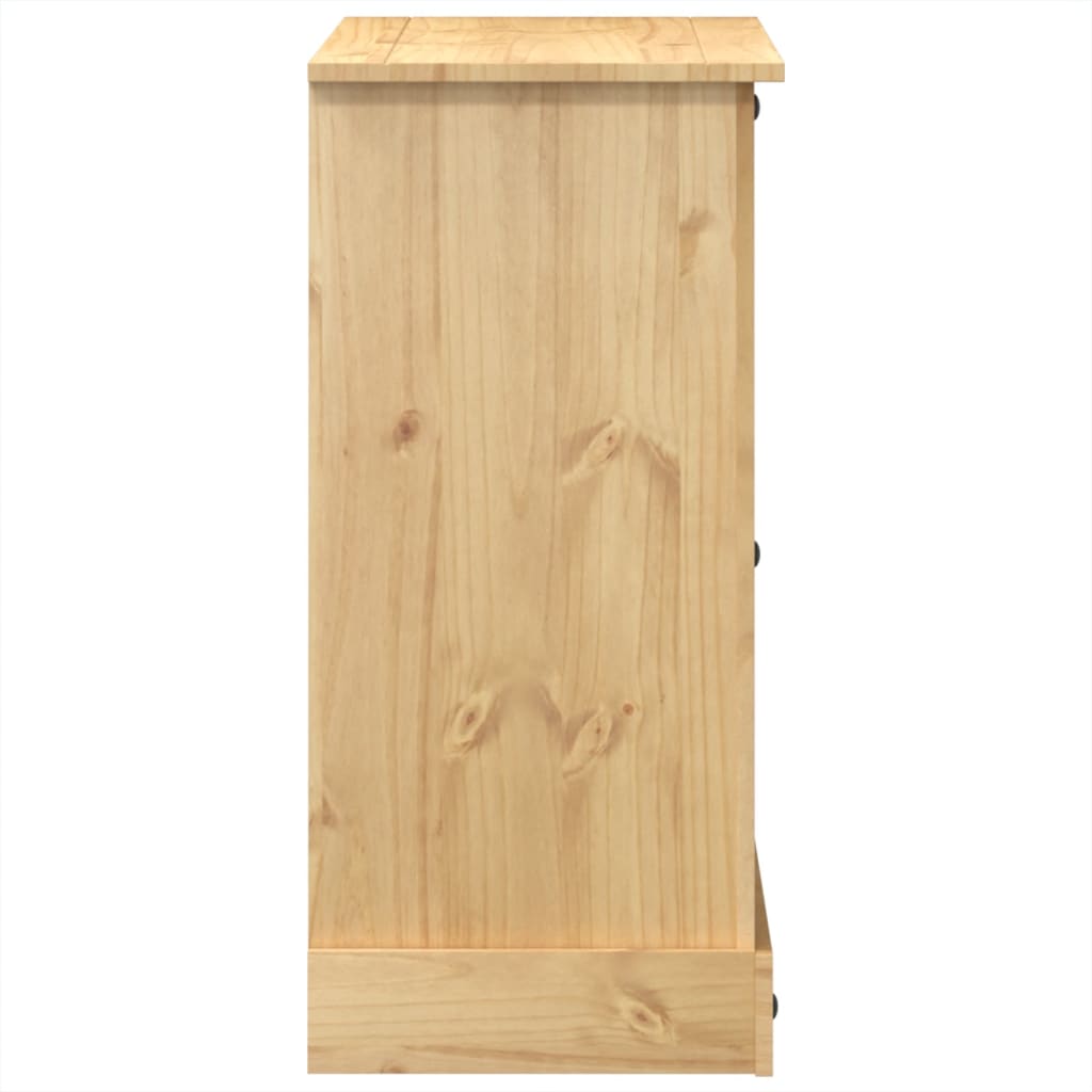 Chest of Drawers "Corona" 110x43x91 cm Solid Wood Pine