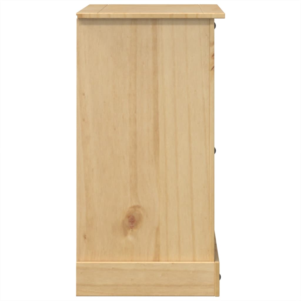Chest of Drawers "Corona" 112x48x91 cm Solid Wood Pine