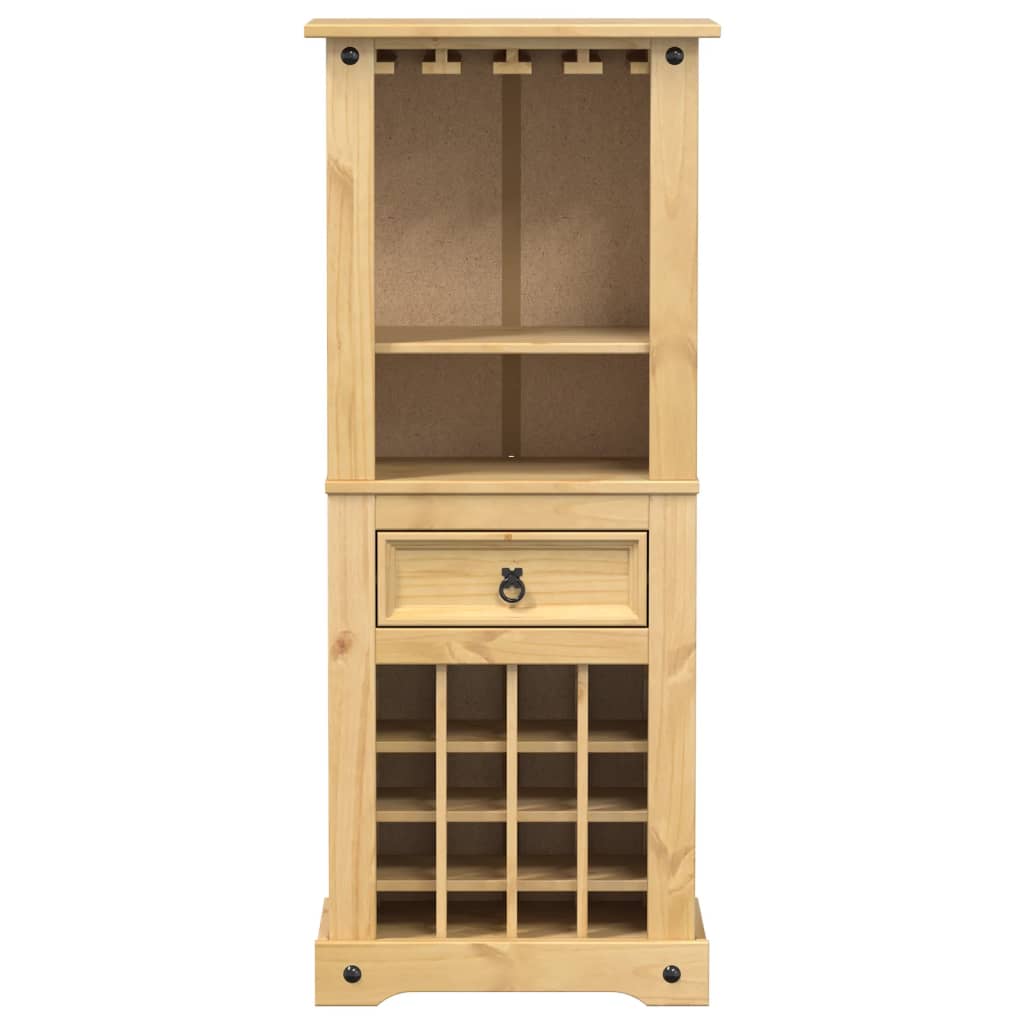 Wine Rack Corona 56x35x120 cm Solid Wood Pine