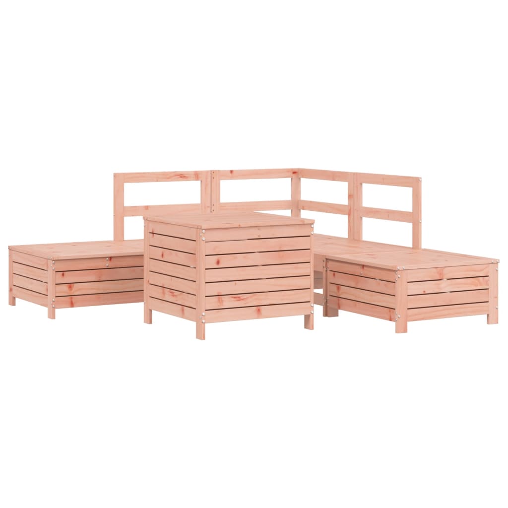 vidaXL 6 Piece Garden Sofa Set Solid Wood Douglas Fir