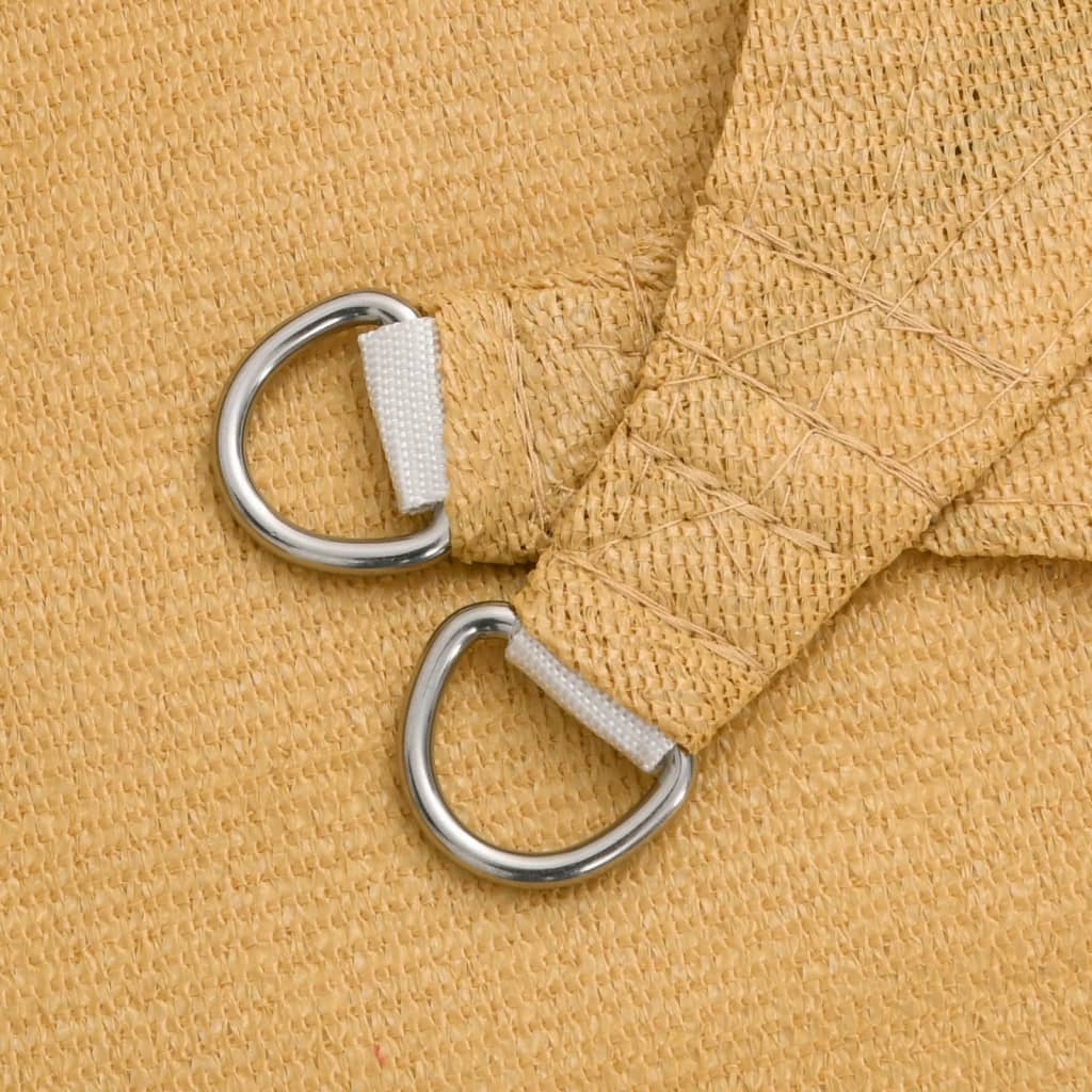 Sunshade Sail 160 g/m² Rectangular Sand 6x8 m HDPE