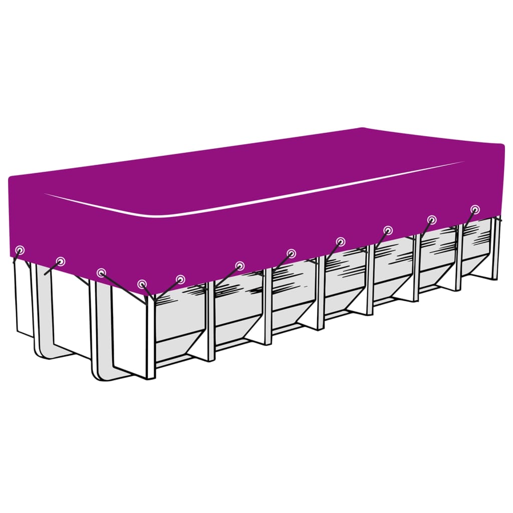 vidaXL Trailer Net Green 3.5x6 m HDPE