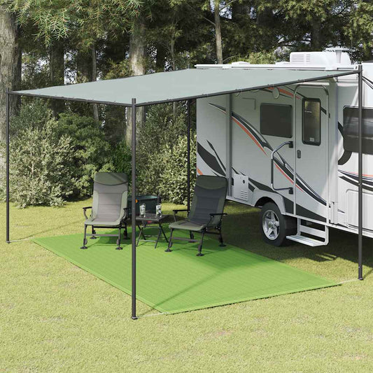Tent Carpet Light Green 200x400 cm HDPE