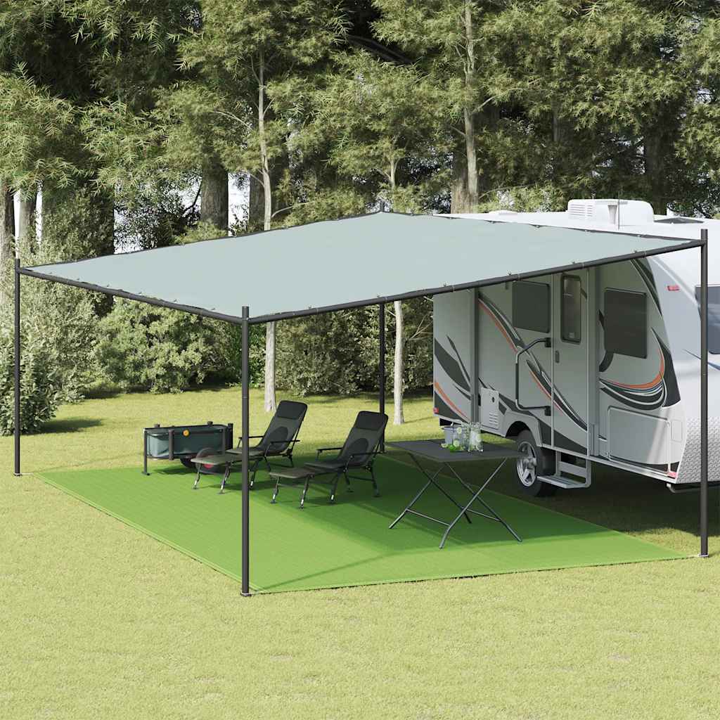vidaXL Tent Carpet Light Green 400x600 cm HDPE