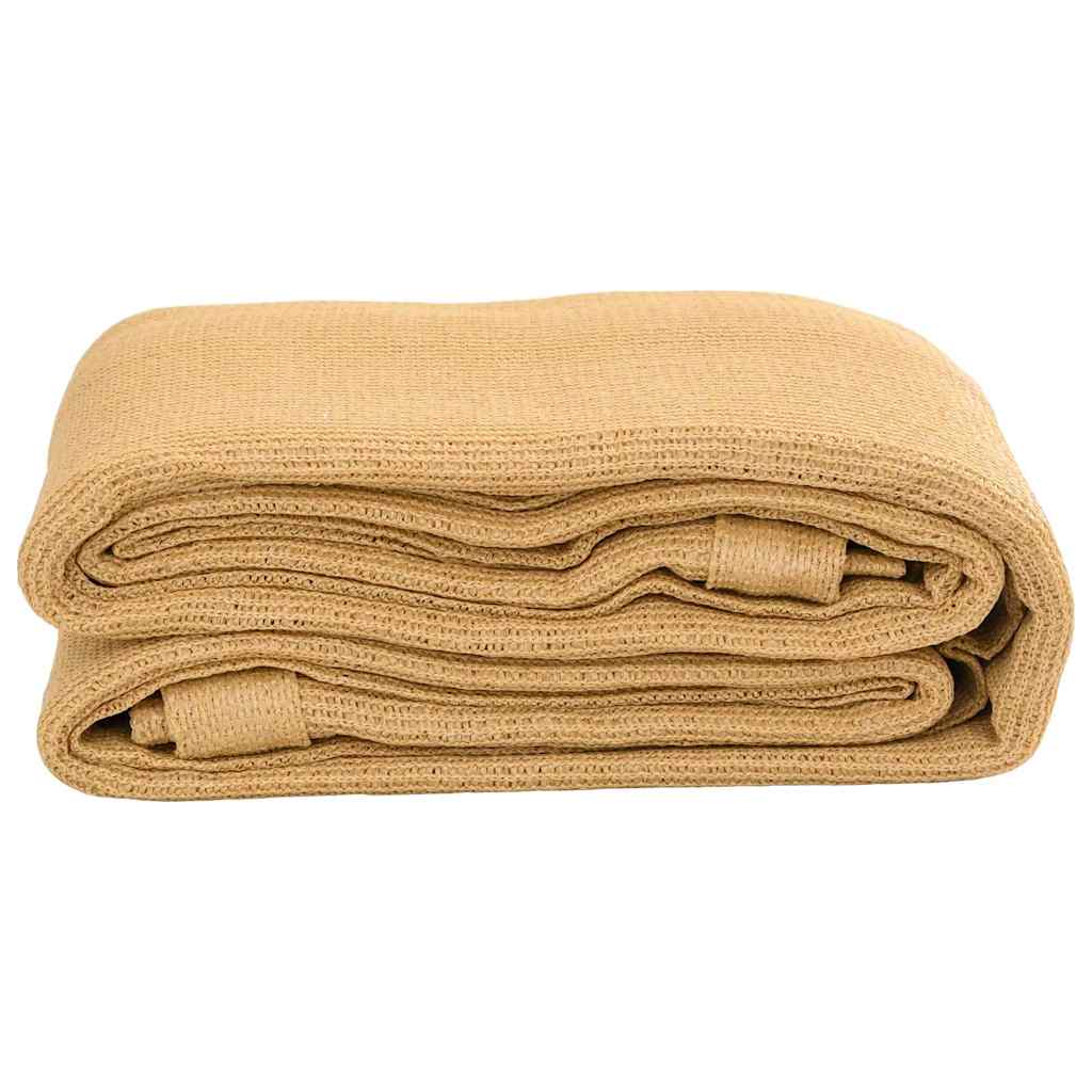Tent Carpet Sand 400x400 cm HDPE