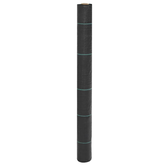 vidaXL Weed Membrane Black 1x150 m PP