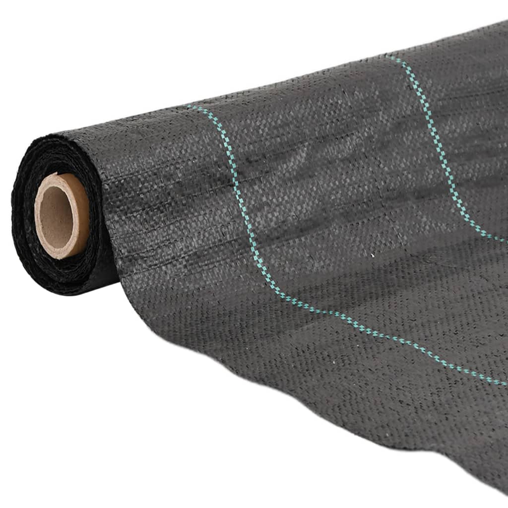 vidaXL Weed Membrane Black 1x150 m PP