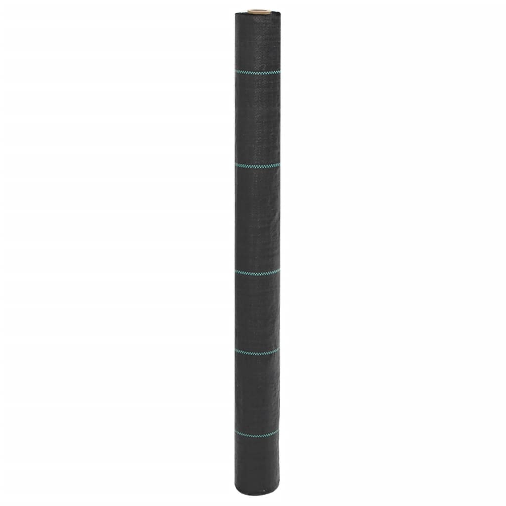 vidaXL Weed Membrane Black 1x25 m PP