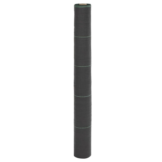 vidaXL Weed Membrane Black 1x10 m PP