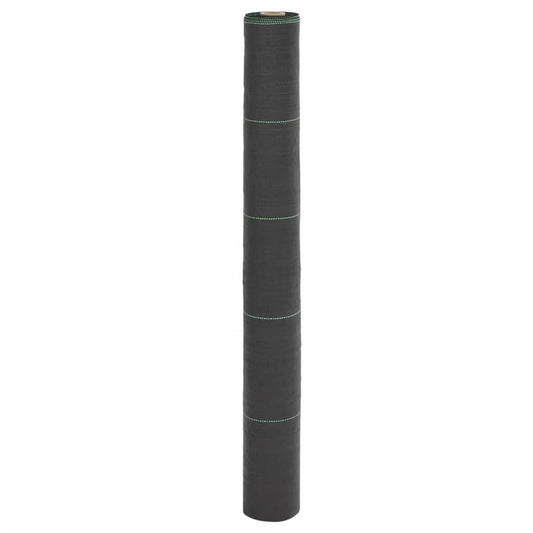 vidaXL Weed Membrane Black 1x25 m PP