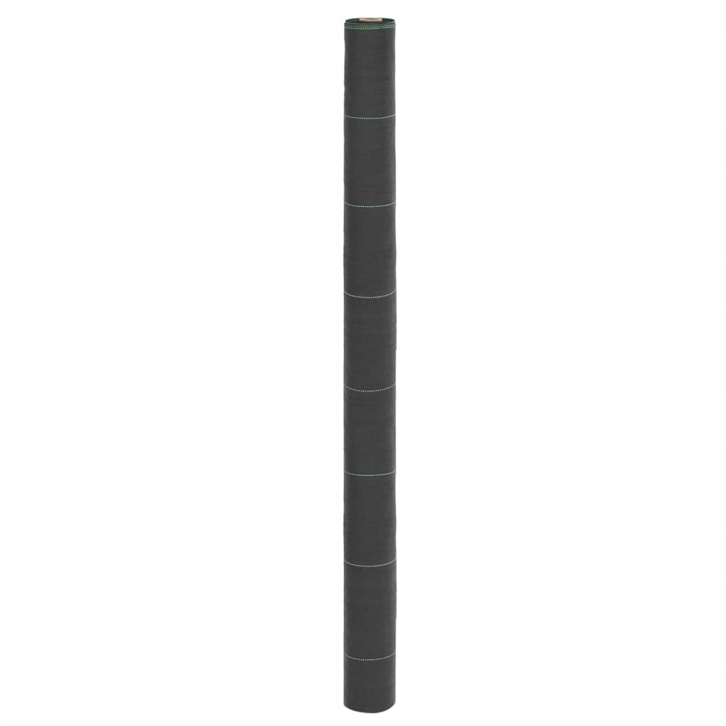 vidaXL Weed Membrane Black 1.5x10 m PP