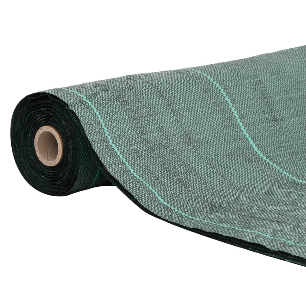 vidaXL Weed Membrane Green 0.5x10 m PP