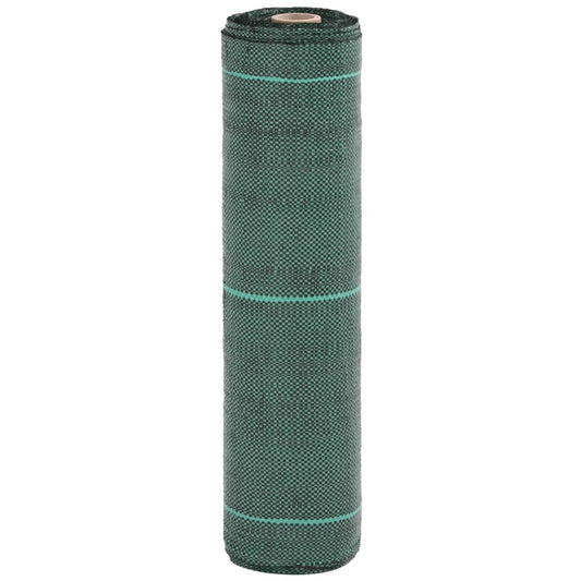 vidaXL Weed Membrane Green 0.5x25 m PP