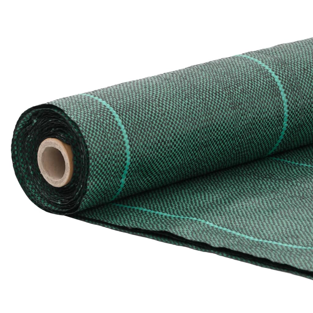 vidaXL Weed Membrane Green 0.5x25 m PP