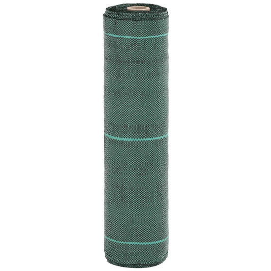 vidaXL Weed Membrane Green 0.5x50 m PP