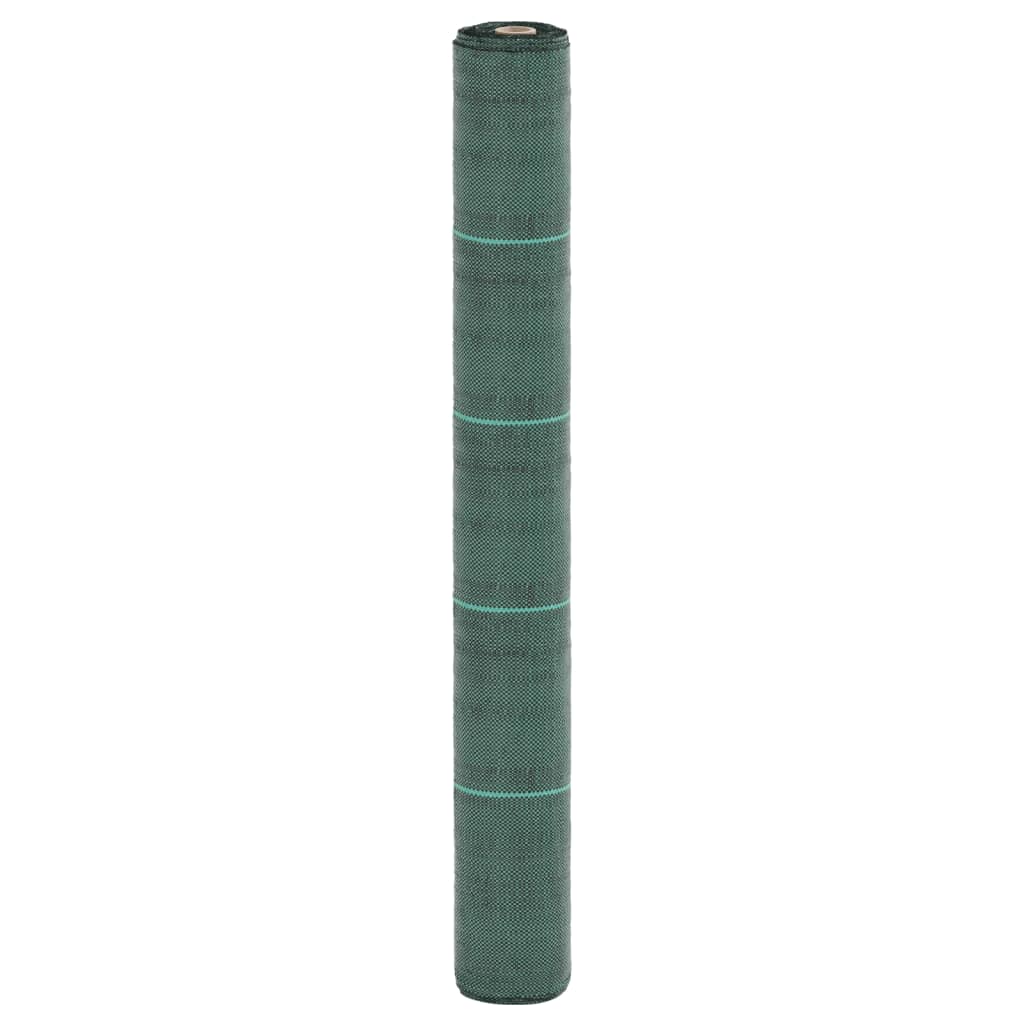 vidaXL Weed Membrane Green 1x10 m PP