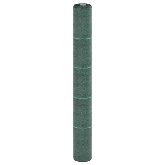 vidaXL Weed Membrane Green 1x10 m PP