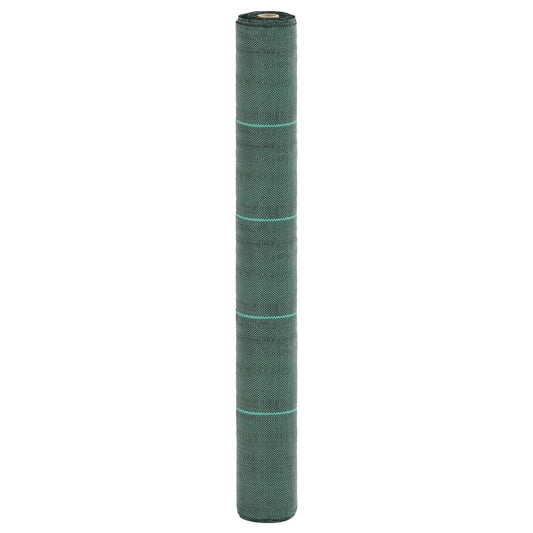 vidaXL Weed Membrane Green 1x100 m PP