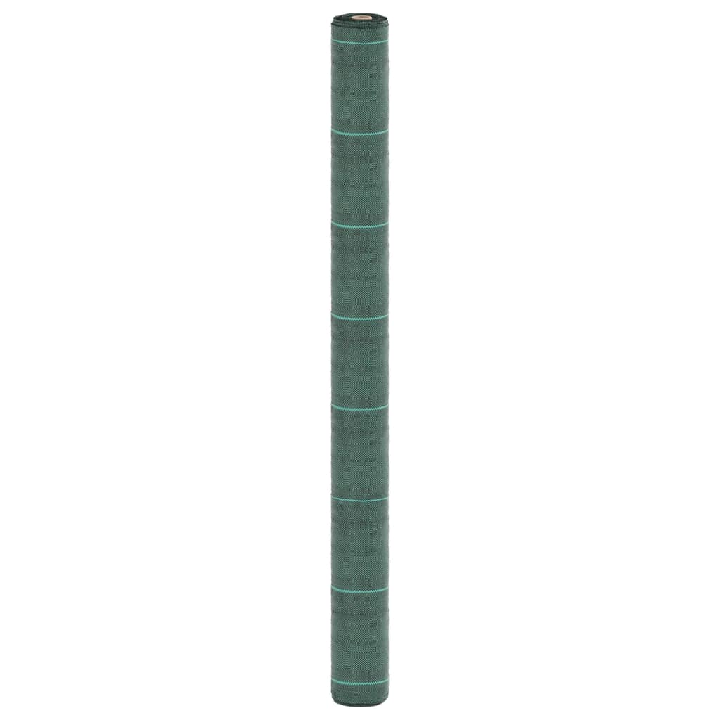 vidaXL Weed Membrane Green 1.5x10 m PP